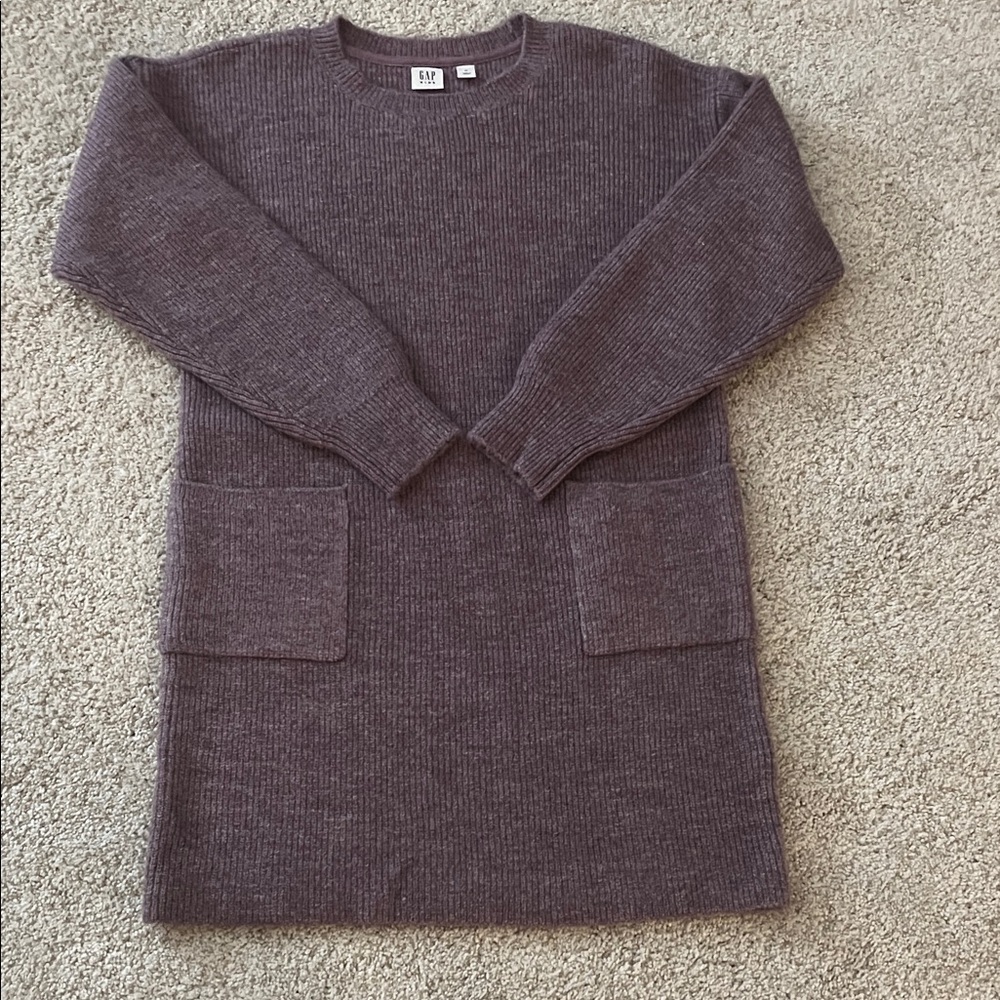 Gap girls size M (8) purple sweater dress
